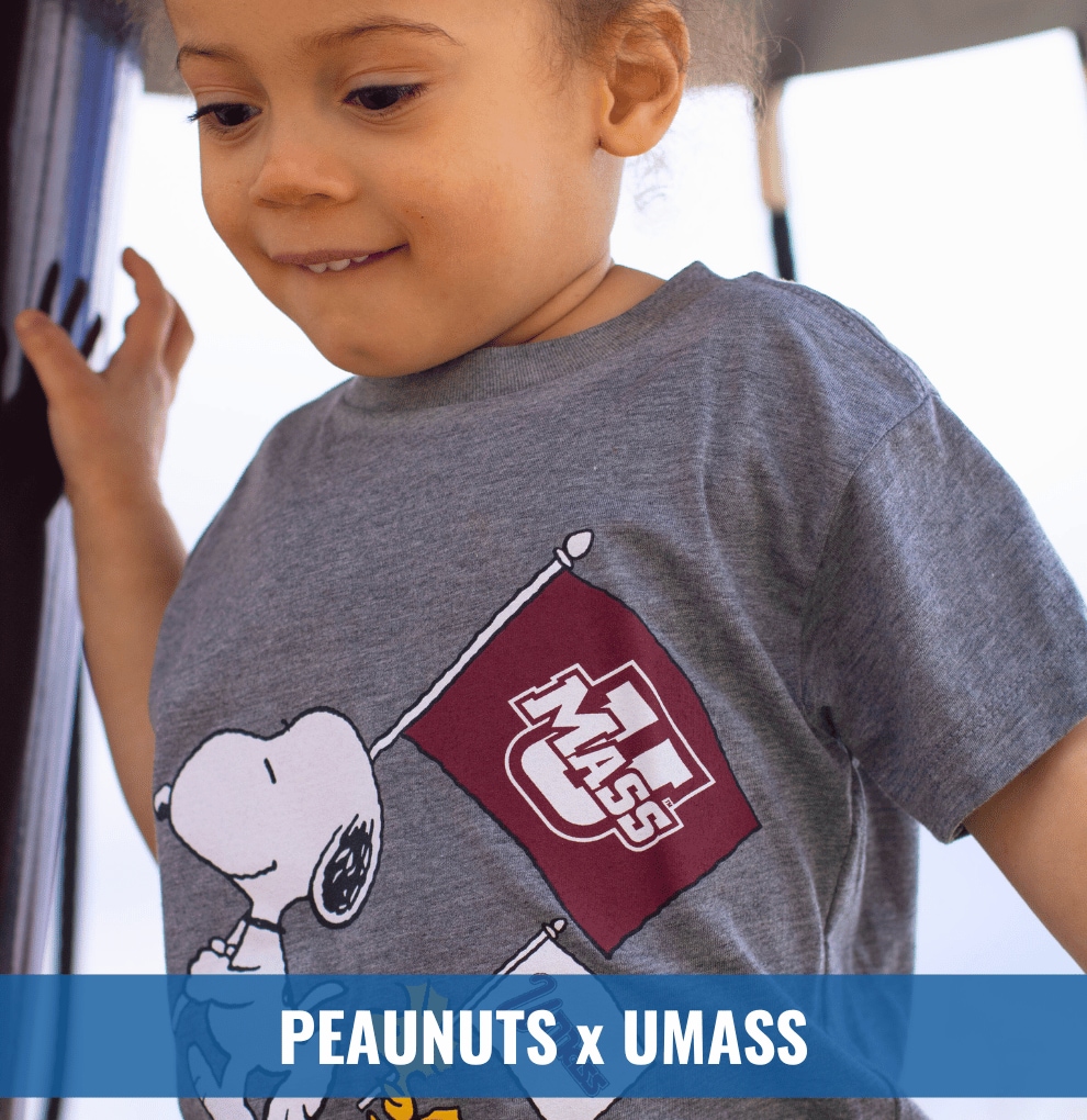Shop the UMass Peanuts collection